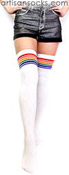Rainbow Socks - Rainbow Stockings: Multicolor socks and stockings for ...